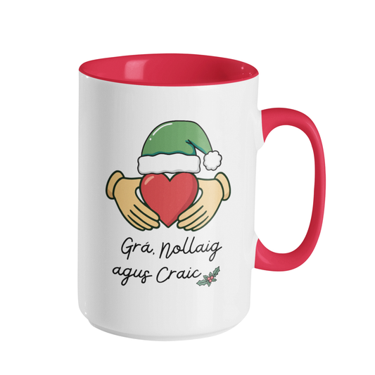 CHRISTMAS CLADDAGH MUG