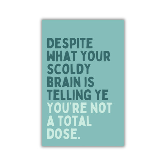 NOT A TOTAL DOSE MAGNET