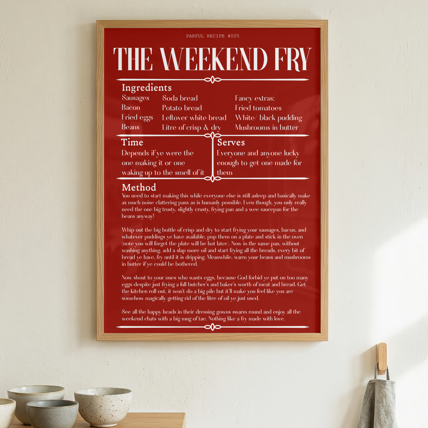 PARFUL RECIPE ARCHIVE PRINTS