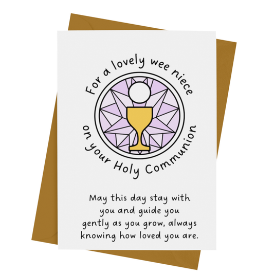 NIECE COMMUNION CARD