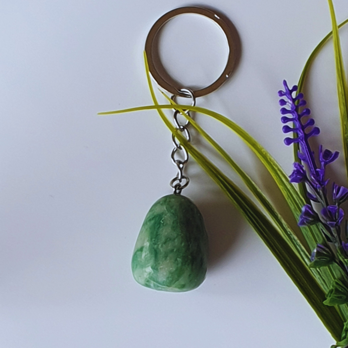 Jade keyring