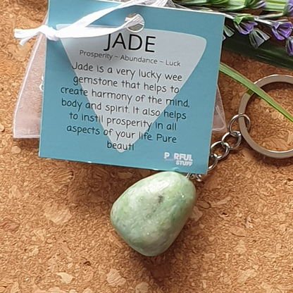 Jade keyring