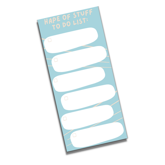 HAPE OF STUFF TO DO