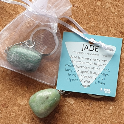 Jade keyring