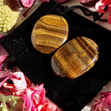 Tiger’s Eye Thumb Stone