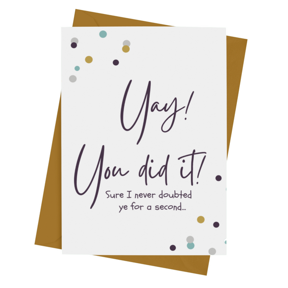 WELL DONE CARD