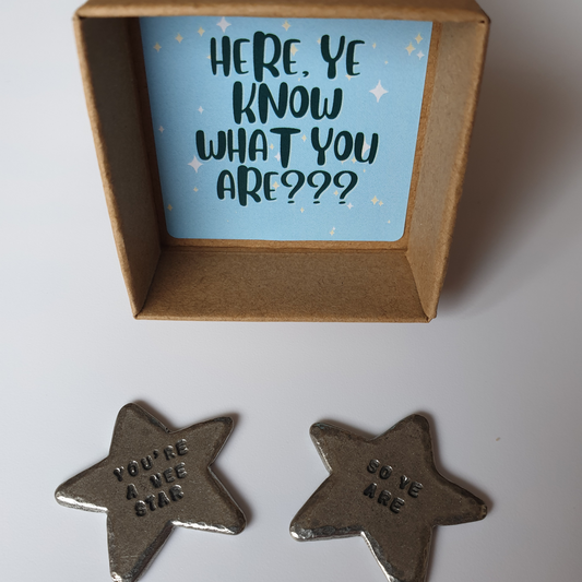 “Wee star” Pocket Token- NOW £5.40 AT CHECKOUT