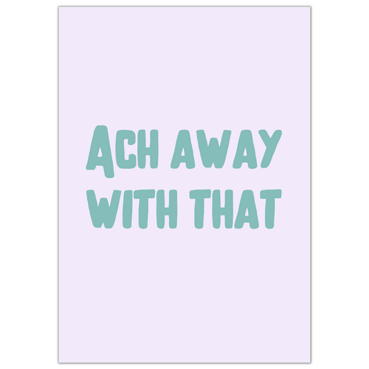 GET AWAY PRINT- NOW £4.80 AT CHECKOUT