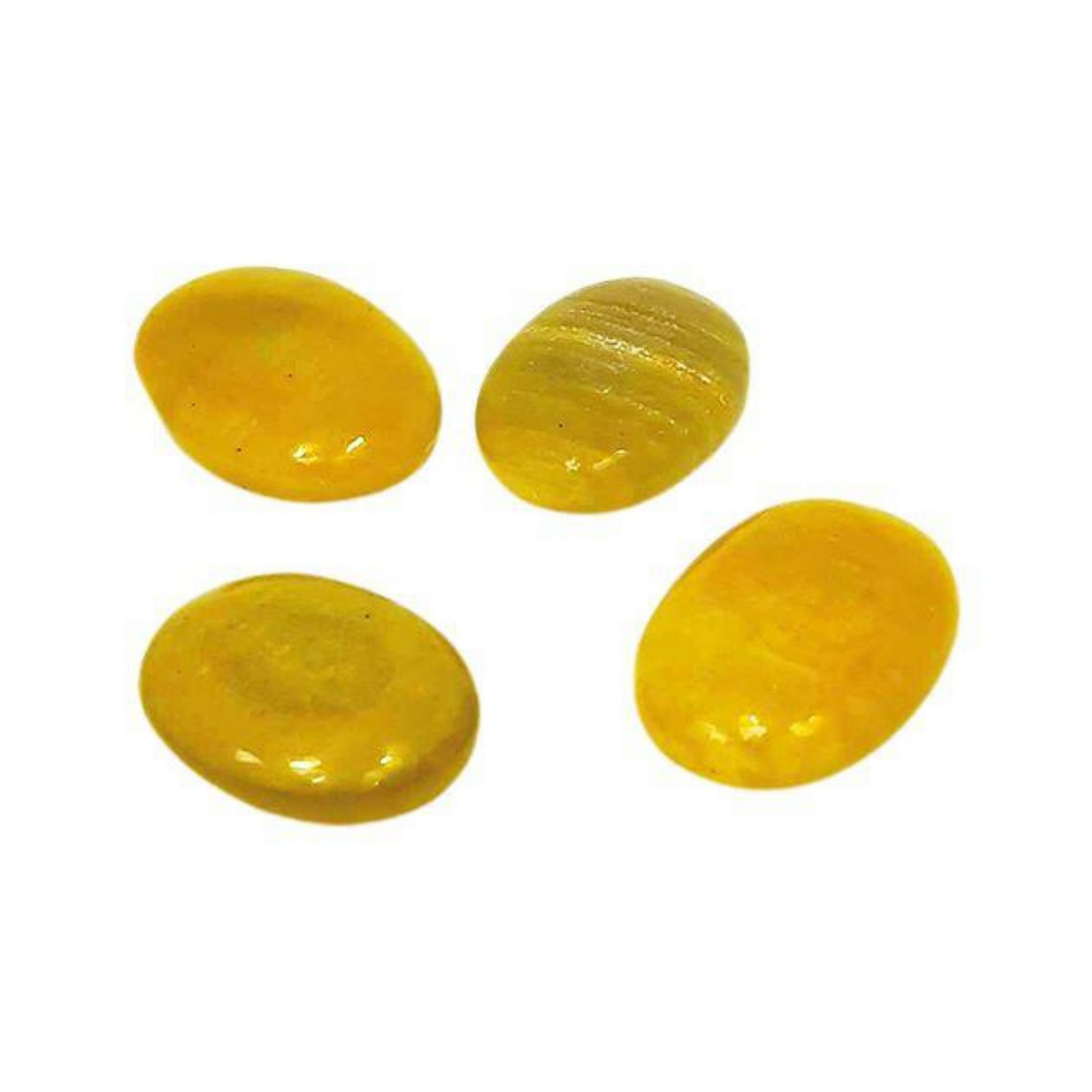 Yellow Aventurine Thumb Stone-  NOW £4.20 AT CHECKOUT