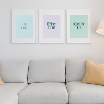 C’MERE TO ME PRINT- NOW £4.80 AT CHECKOUT