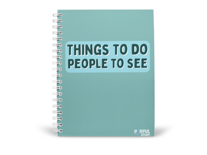 THINGS TO DO PEOPLE TO SEE PLANNER- NOW £6.00 AT CHECKOUT