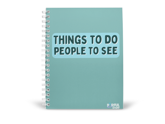 THINGS TO DO PEOPLE TO SEE PLANNER